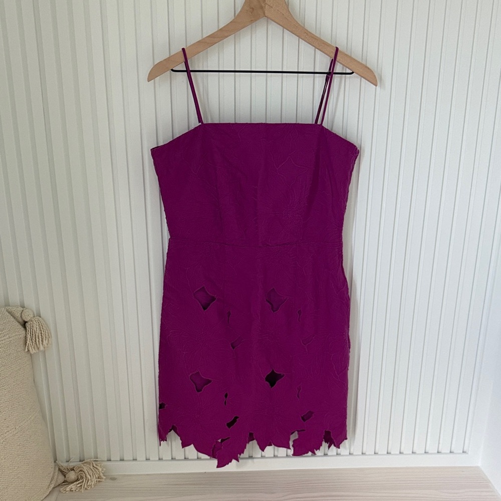 Mini dress in Purple Spaghetti straps Size Small